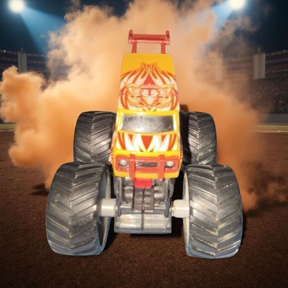 Hot Wheels Battle Beast Push Down Chomping Action Monster Trucks 1:64 Scale A27 - Picture 13 of 16